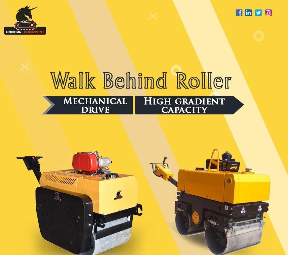 Unicorn UNI 600 Double Drum Walk Behind Roller – 9HP Diesel Engine | Hydraulic Drive 3