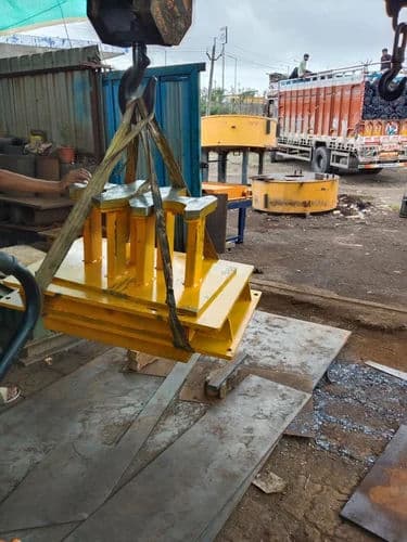 Zig Zag Paver Block Mould | C-45 Hardened | Custom Size | Concrete Machine 2