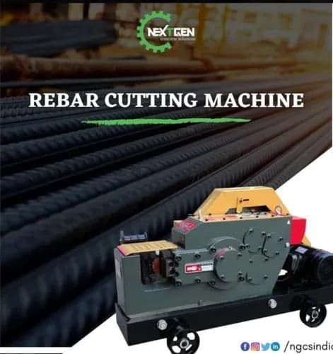 32mm Steel Bar Cutting Machine – 4 HP, 2880 RPM, 32 Cuts/Min