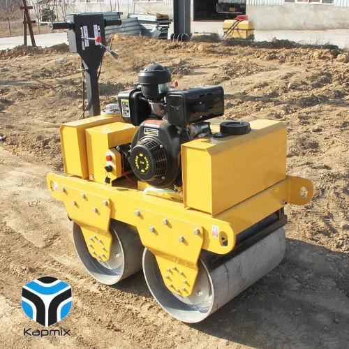 FVR600D Double Drum Walk Behind Roller | 10HP Kapmix Compactor 600kg, 5 km/hr