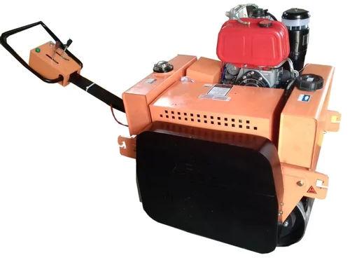 YH-600 Double Drum Walk Behind Roller – 10 HP, 600 mm Drum for Soil Compaction