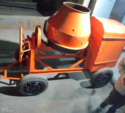 1000 L Mild Steel Cement Mixer Diesel Engine Semi-Automatic 13 RPM Heavy Duty