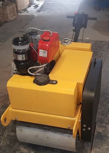SMT600 Double Drum Walk Behind Roller – 600mm Drum, 10 HP, 240V 3
