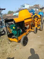 Concrete Mixer 1 Bag (10/7 CFT) – 5 HP Electric Motor, 4 Wheel Portable Mixer Machine