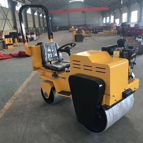 SUNRISE SM850 Ride On Roller – 800 Kg | 10HP Diesel | 30kN | Double Drum Vibratory