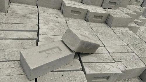 Side Walls Cement Brick 12x4x3 Inch – Water Resistant Grey Cuboidal Block for Partition Walls
