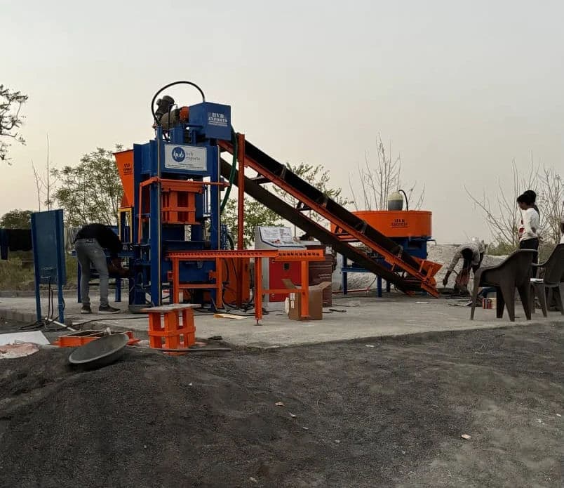 HVB Automatic Fly Ash Brick Making Machine | 1000 Bricks/Hour, 120 Ton Pressure 4