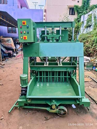 Manual Hydraulic Hollow Brick Making Machine – 800–1000 Bricks/Hour Concrete Block Machine