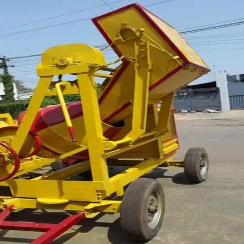 Concrete Mixer with Hopper 45 Cum/hr | Portable Tilting Drum Mixer Price in India 3
