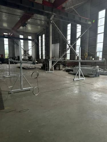 ZLP800 Rope Suspended Platform | 800 Kg Capacity Gondola with 7.5 Meter Galvanized Platform