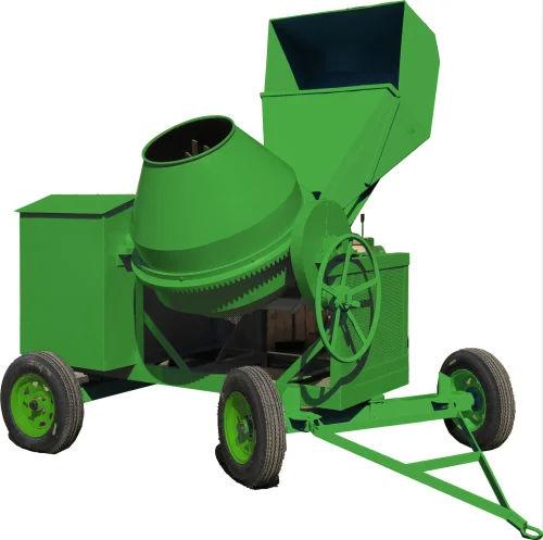 Concrete Mixer Machine 10/7 CFT with Hydraulic Hopper – 500L Automatic Diesel Engine Construction Mi