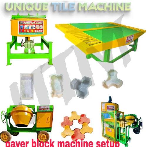 UTM000022222222 Concrete Paver Block Making Machine – 5000–6000 Blocks | Semi Automatic