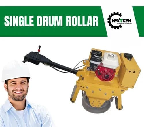 Nextgen SMT 600 Walk Behind Roller – 5 HP, 16kN, 70 Hz, Hydrostatic Drive