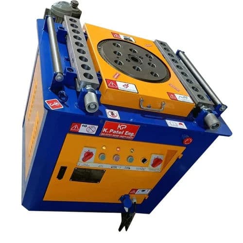 TMT Bar Bending Machine 50mm Hydraulic | 220V Mild Steel Bar Bender