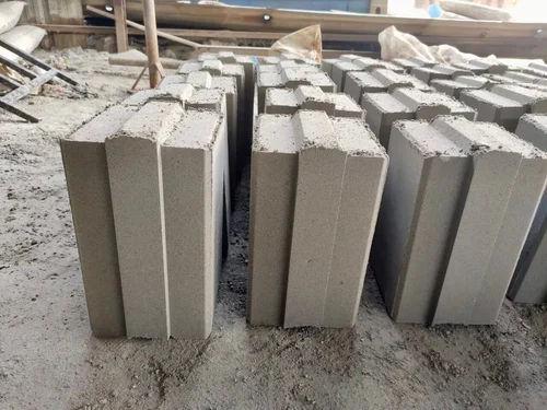 Cement Interlocking Bricks ₹14/Piece – 50mm Grey Fire Resistant Eco-Friendly Flooring Blocks 2