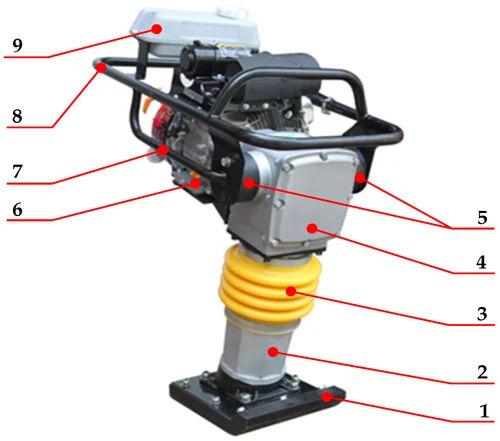 Able Earth Rammer Machine 5 Ton Portable Soil Compaction Machine