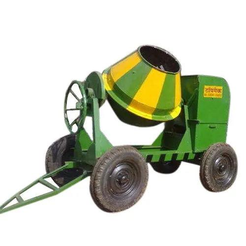 Kailash Topmac 320 Kg CEMENT Mixer Machine – 8 HP Diesel, Non-Tilting Drum, Semi-Automatic Cast Ir 1