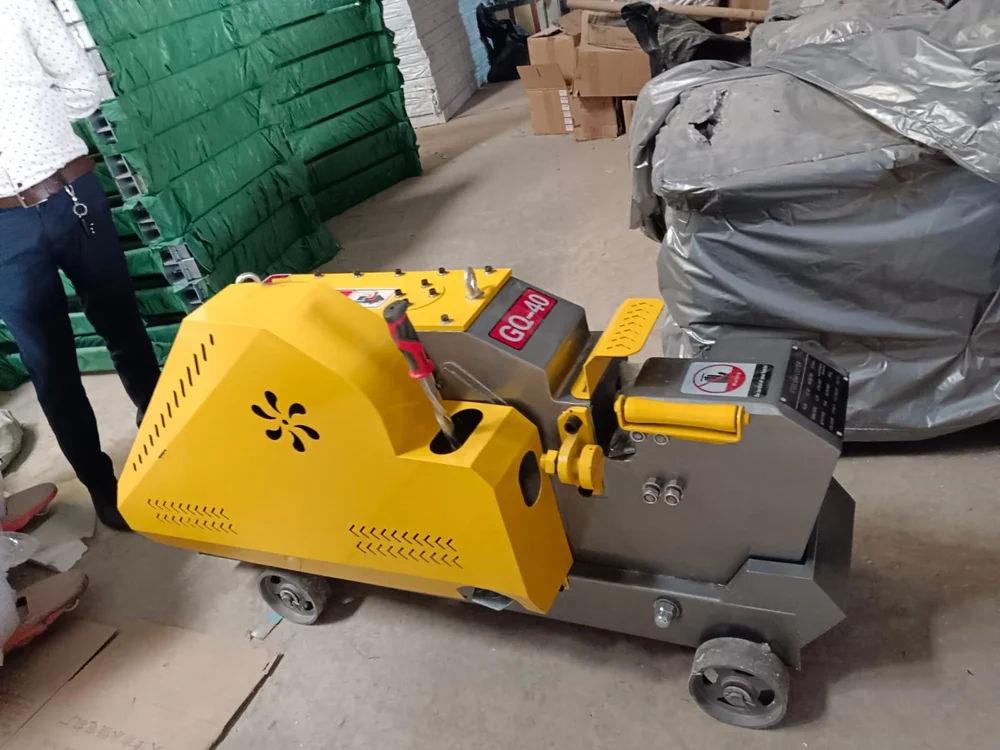 Durga GQ 40H Steel Bar Cutting Machine – 32mm Capacity | 5HP | 3kW | 415V 2