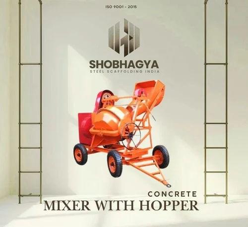 3/4 Bag Concrete Mixer 8HP Electric Tilting Drum | Hopper Type Heavy Duty Mixer Machine