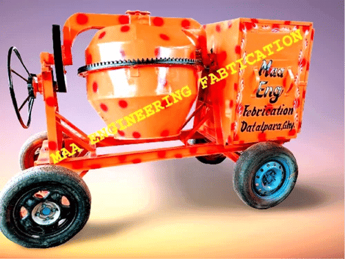 MEF2024 Concrete Mixer Machine 500L – 1 Bag Diesel, Semi-Automatic 10/7 CFT Mixer