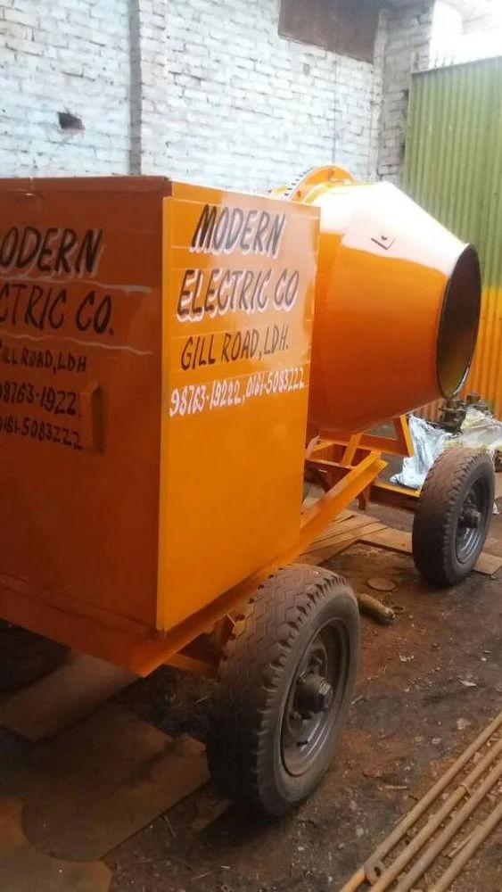 500L Cement Mixer Machine MEC-CC-HE | Diesel Semi-Automatic Tilting Drum Mixer 8.5 HP 2