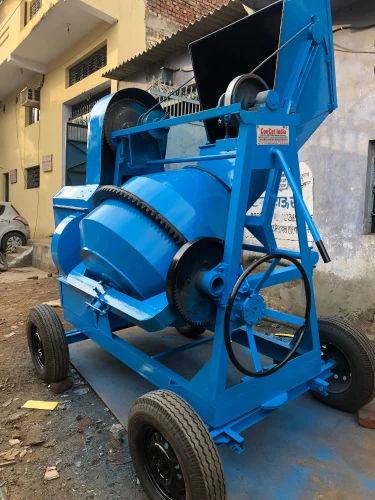 Concat Concrete Mixer with Hopper – 10/7 Capacity, 480L Output, Semi-Automatic Tilting Drum