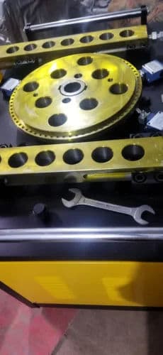 50mm Automatic Bar Bending Machine – 3 HP Three Phase Rebar Bender with Cutting