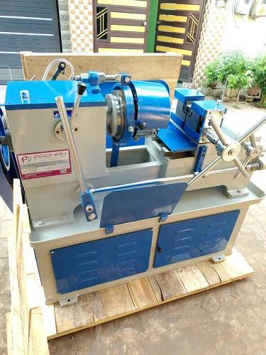 Poonam Industries Bar Threading Machine | 3 HP Semi Automatic Threading Machine