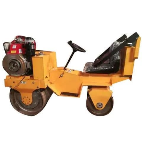 FVR850 Double Drum Ride On Roller | 45 HP Soil Compactor | Best Price India