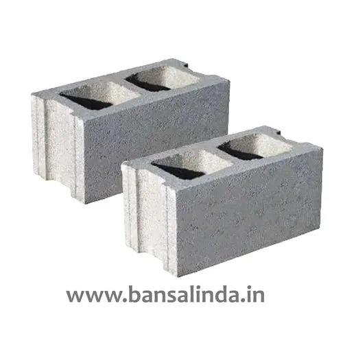 Cement Concrete Block 16x8x4 Inch | Solid Grey Construction Blocks for Apartments & Home Building