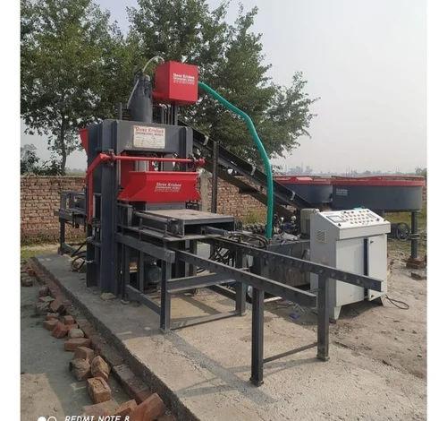 Shree Krishna Concrete Hollow Block Making Machine 3800 Pieces/Hour – 17 HP Automatic