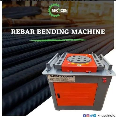 NextGen 40mm Steel Bar Bending Machine | Semi-Automatic 4kW Electric Rebar Bender 340°