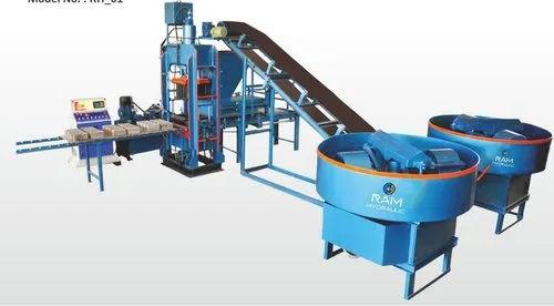 Ram Hydraulic Fully Automatic High Pressure Vibro Fly Ash Brick Machine – 1000–1500 Bricks/Hour