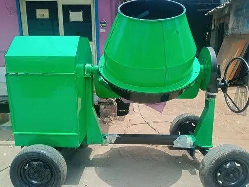 Manual Cement Mixer Machine | Tilting Drum Mixer | 45 m³/hr Output for Paver Block & Construction 1