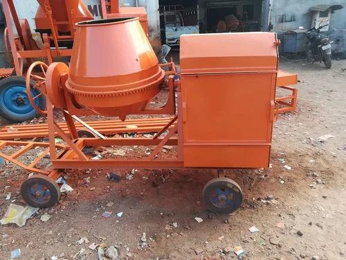 Cement Mixer 500L Tilting Drum – Semi-Automatic Electric Concrete Mixer | Heavy Duty Half Bag Mixer