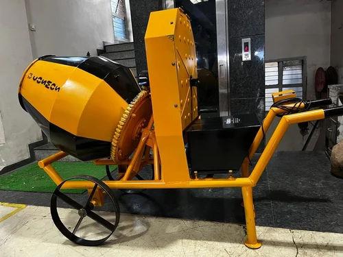 100 LTR Half Bag Cement Mixer Machine | Portable Tilting Mixer 2 HP Cosmos | 90L Drum