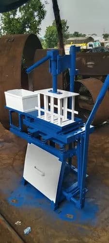 Manual Block Making Machine – 800 Bricks/Hour | Low Budget Model 2