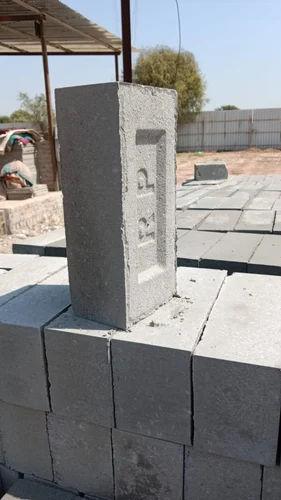 Partition Walls Cement Bricks 9x4x3 Inch Fly Ash – Radhe Brand Gray Construction Bricks Made in Indi 2