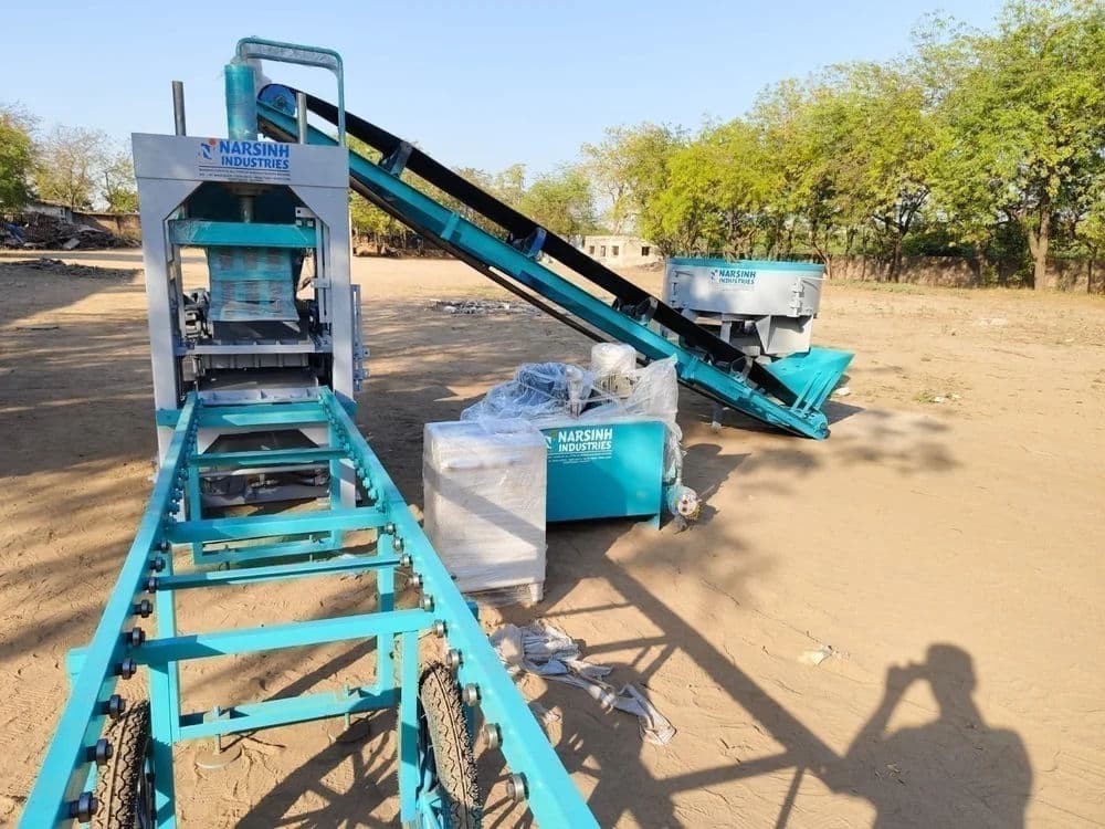 Automatic Fly Ash Brick Making Machine | 1000 Bricks/Hour Hydraulic
