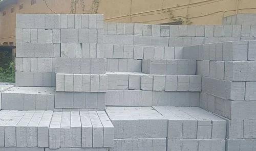 AAC Fly Ash Block 24x8 Inches – Lightweight Solid Concrete Blocks for Construction ₹65