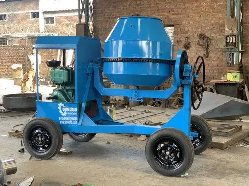 Uniworld Concrete Mixer Machine 560L | 5 HP Tilting Drum Mixer | Diesel/Electric Concrete Mixer 1