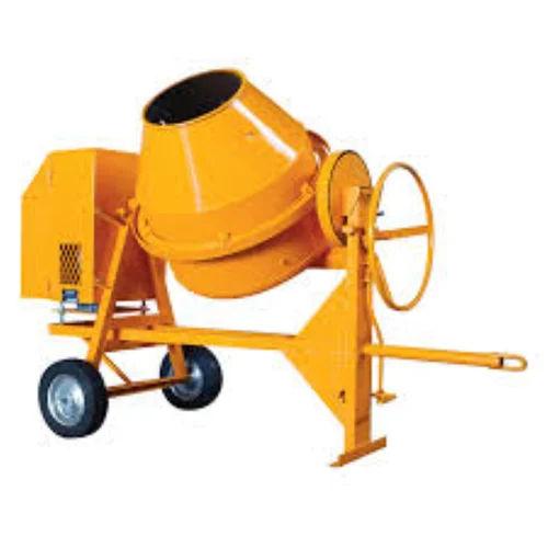 Cement Mixer Machine 7/5 Cft Diesel Engine Tilting Drum 2 Wheel Mild Steel
