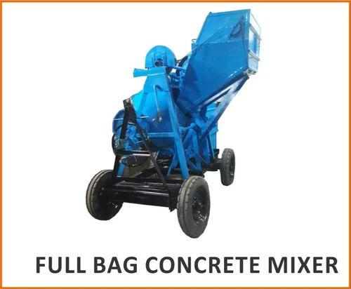 Concrete Mixer Full Bag 20 m³/hr | Diesel Fully Automatic Tilting Drum