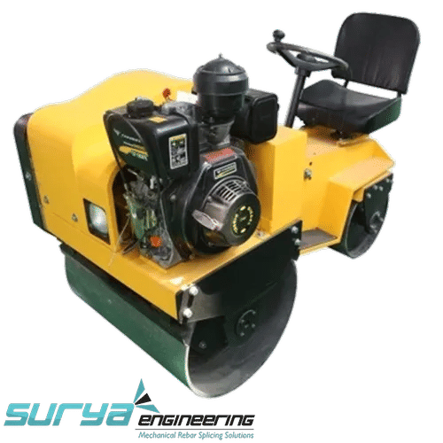 SMT-700 76 HP Vibratory Road Roller | 880 mm Drum Width | 700 Kg Roll Weight