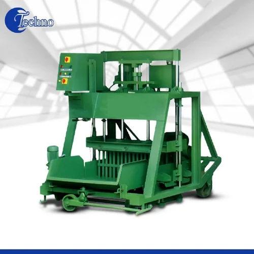 Hydraulic Concrete Block Making Machine Triple Vibrator | Automatic 415V Block Machine