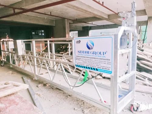 Spiral Bending Machine 52 Suspended Working Platform | 800 Kg Double Mast