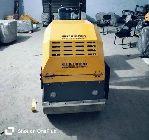 Ride On Roller | 9 HP Drum Compactor with Greaves Oil Pump