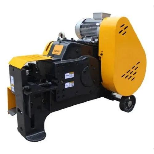 Semi-Automatic TMT Bar Cutting Machine – Mild Steel Body, 4 Wheels