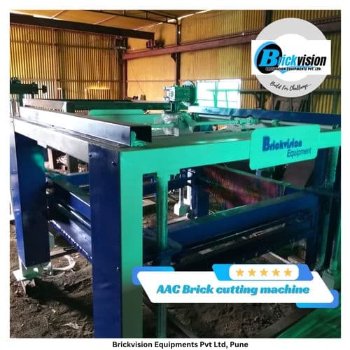 Automatic AAC Cement Brick Making Machine – 8–15 m³/h Capacity | 50 kW Power | 500 CBM Production