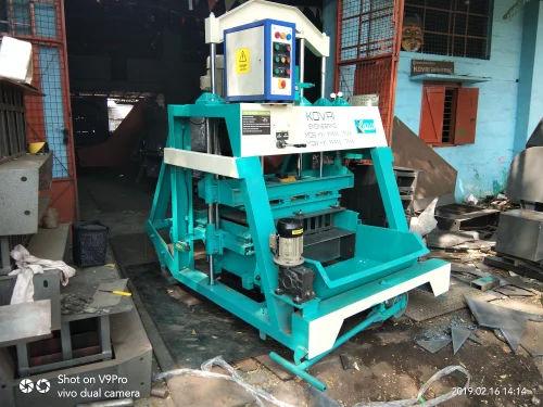 KOVAI Hydraulic Concrete Block Making Machine | Semi-Automatic 300–1000 Blocks/Hour